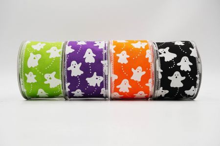 BOO Ghost Wired Ribbon_KF7072